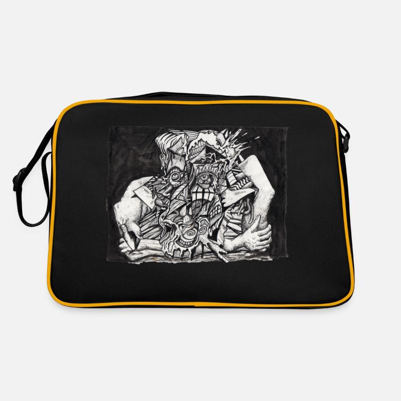 Im Griff Retro Tasche