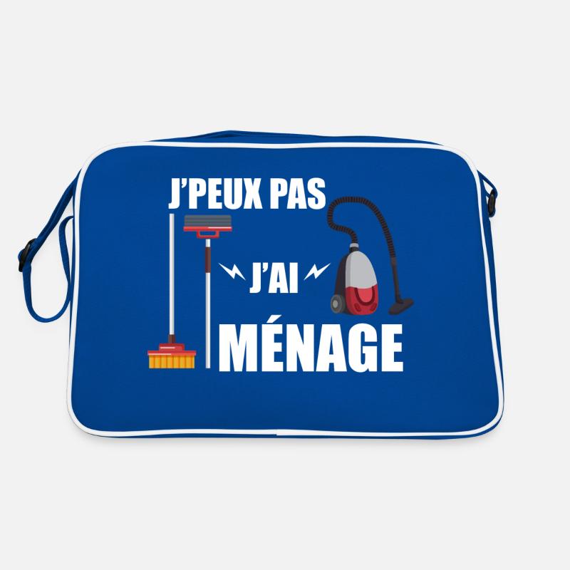 j'peux pas j'ai ménage Sac Retro