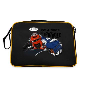 D TRUCK CONTROL EN - Retro Bag - black/gold - Back
