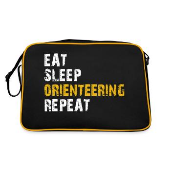 manger sommeil Course d’orientation - Sac Retro - noir/or - Dos