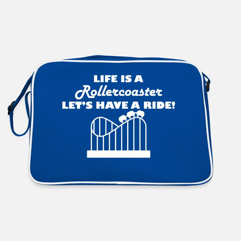 Rollercoaster Roller Coaster Retro Bag