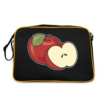 Apple - Retro Bag - black/gold - Back