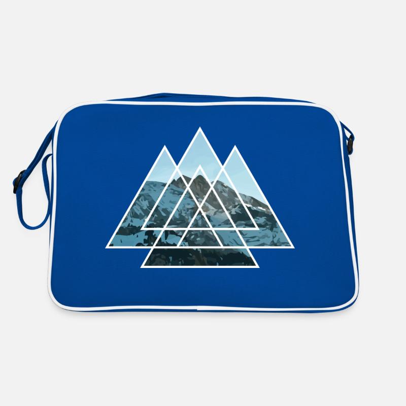 Triangle Mountains Retro Bag