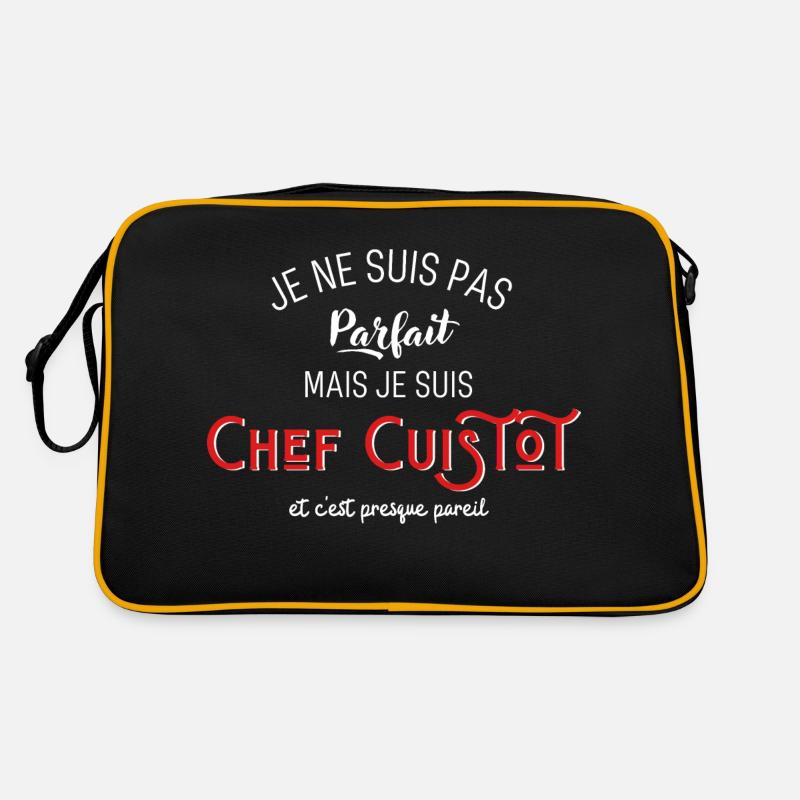 pas parfait mais chef cuistot Sac Retro