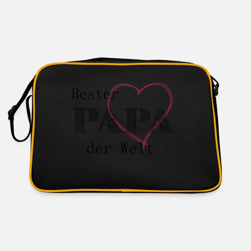 Bester Papa Retro Tasche