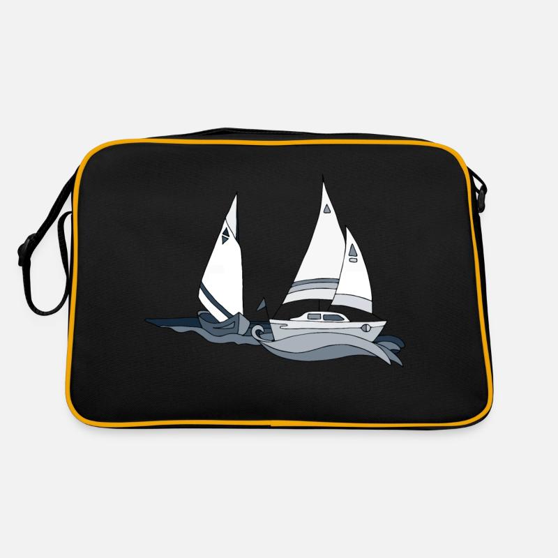 Segelboote Retro Tasche