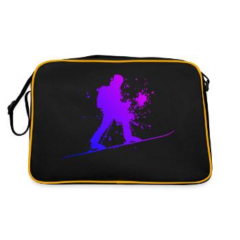 Ski Tour Ski De randonnée Ski Tour Ski Mounta homme - Sac Retro - noir/or - Dos