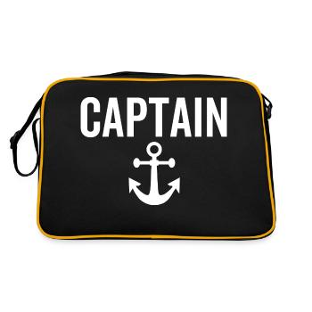 Capitaine Anchor - Sac Retro - noir/or - Dos