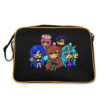 Gaming Krew Cuties - Retro Bag - black/gold - Back