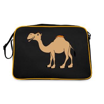 Camel - Retro Bag - black/gold - Back
