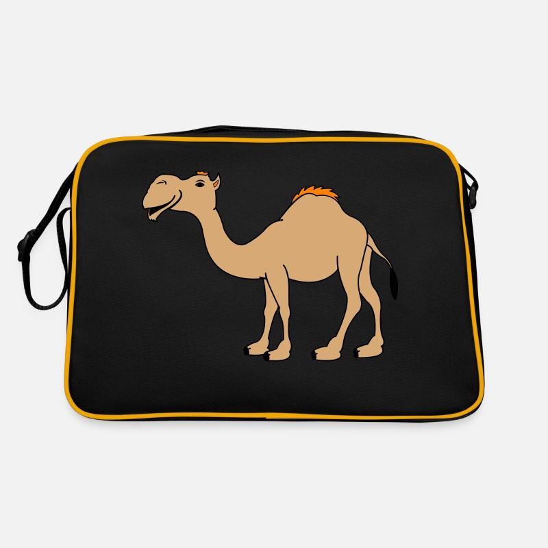 Chameau - Sac Retro - noir/or