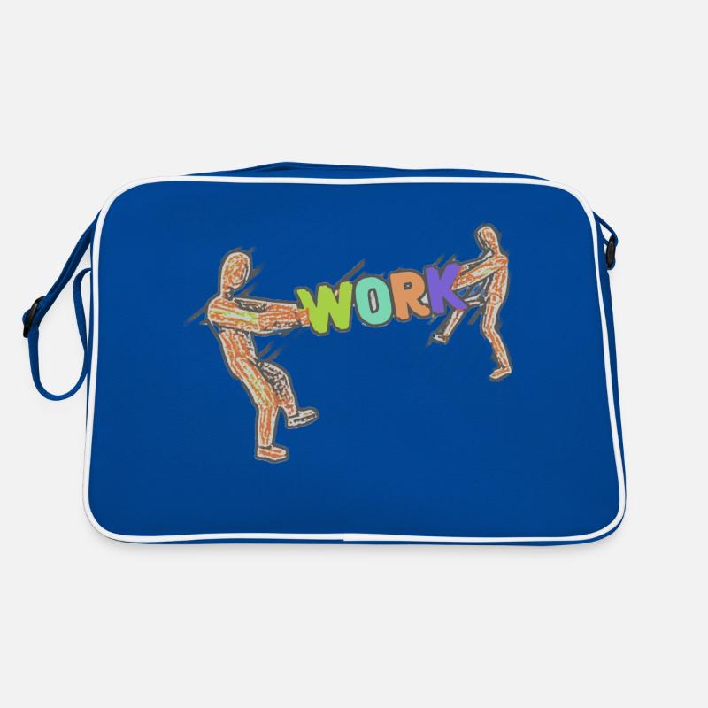 Work Work Worker Worker Occupation Retro Bag