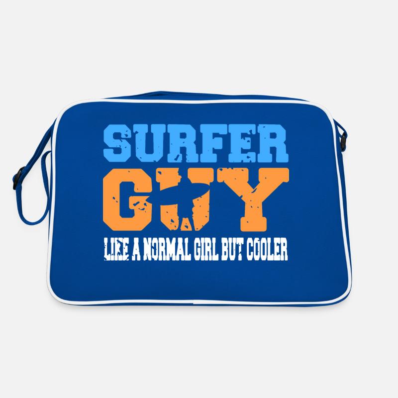 Surfeur guy comme un gars normal mais plus cool présent Sac Retro
