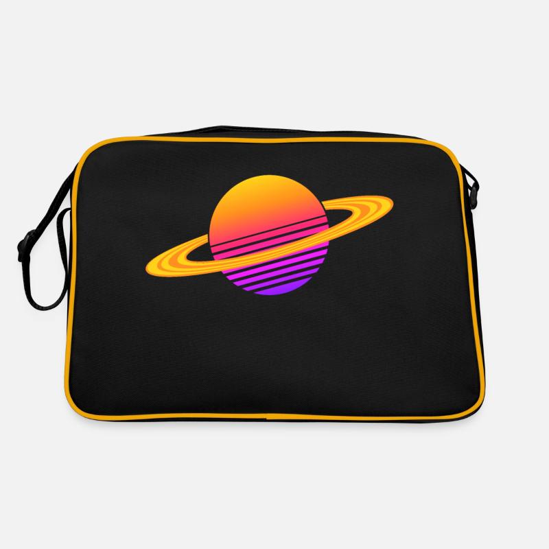 Synthwave Saturn Retro Bag
