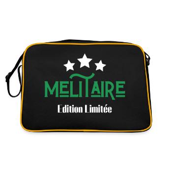 militaire édition limitée - Sac Retro - noir/or - Dos