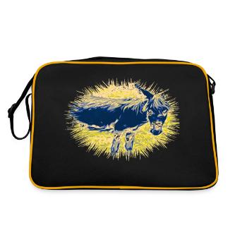 Donkey - Retro Bag - black/gold - Back