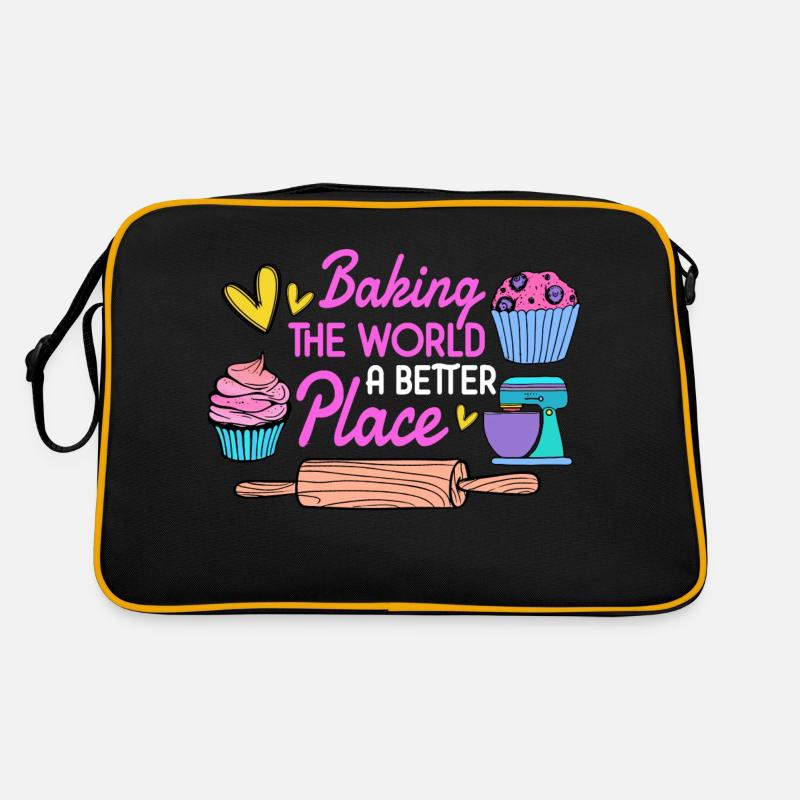 Baking Baker Baker Bakery Confectionery Cake Retro Bag