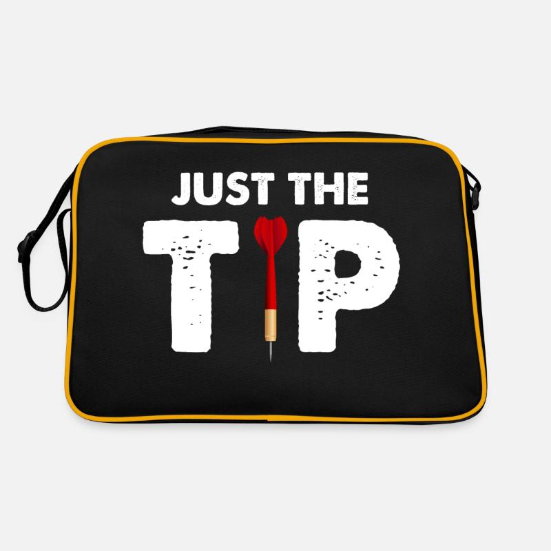 just the tip Design for a dart enthusiast Retro Tasche