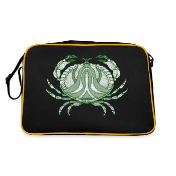 Crabe - Sac Retro - noir/or - Dos