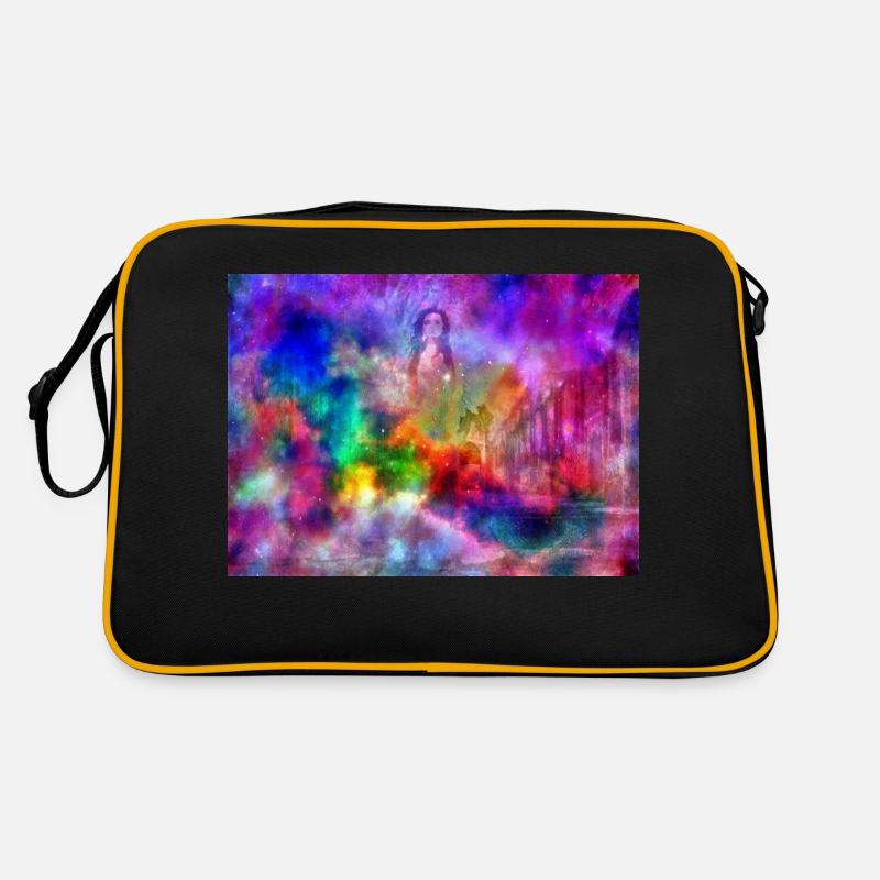 ENGEL4 - Retro Tasche - Schwarz/Gold