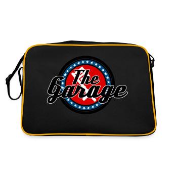 Garage - Retro Tasche - Schwarz/Gold - Hinten