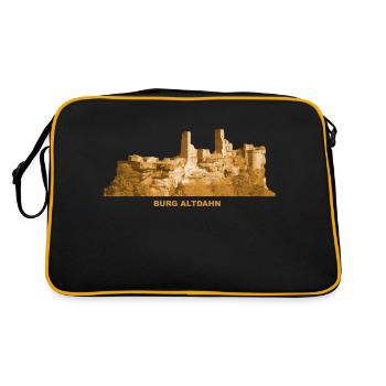 Château d’Altdahn ruine Forêt du Palatinat Rhénanie-Palatinat - Sac Retro - noir/or - Dos