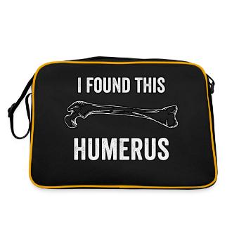 I found this humerus - Retro Bag - black/gold - Back