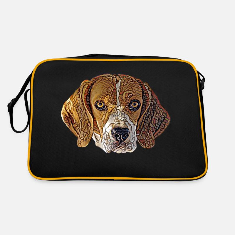 Visage de Beagle Sac Retro