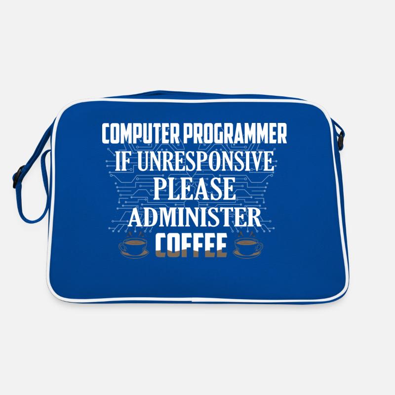 Logiciel de codage de programmeur informatique Sac Retro