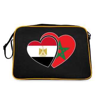 Maroc & Égypte - Sac Retro - noir/or - Dos