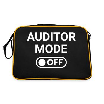 Auditor Mode OFF - Retro Bag - black/gold - Back