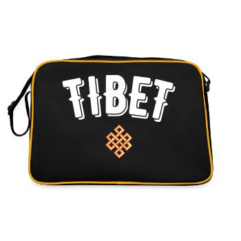 tibet - Sac Retro - noir/or - Dos