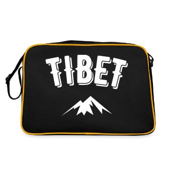 Tibet - Retro Bag - black/gold - Back