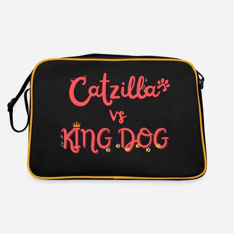 Cat & King Dog Sac Retro