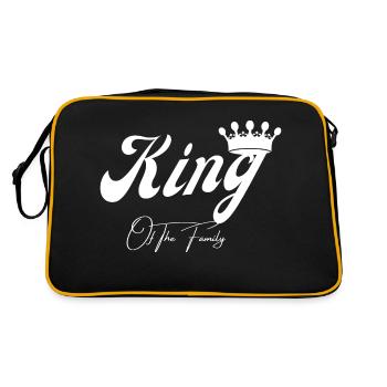 King of the Family - matching t-shirt - Retro Bag - black/gold - Back