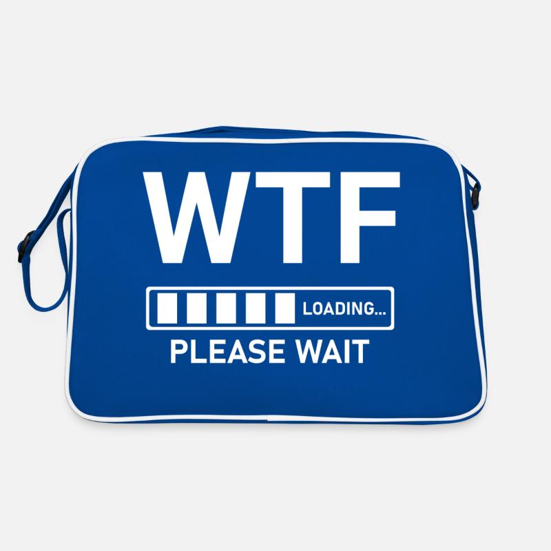 WTF Loading Please Wait Retro Bag