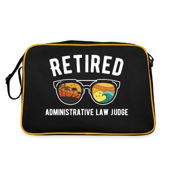 Juge à la retraite Expertise en lunettes de soleil de plage - Sac Retro - noir/or - Dos