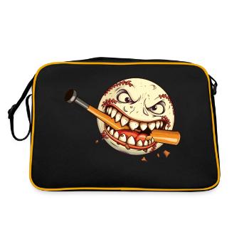 Joueur de baseball Équipe de baseball Baseballer - Sac Retro - noir/or - Dos