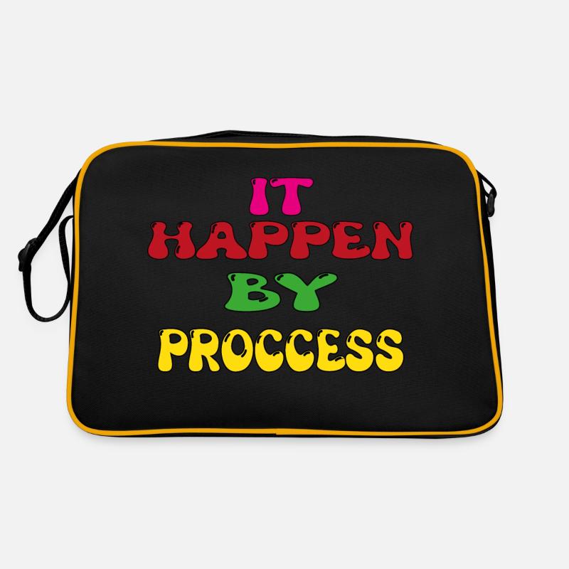 IT Happen by process Retro Tasche