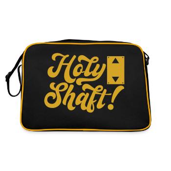 Holy Shaft - Escalator Repairman Elevator Shaft - Retro Bag - black/gold - Back