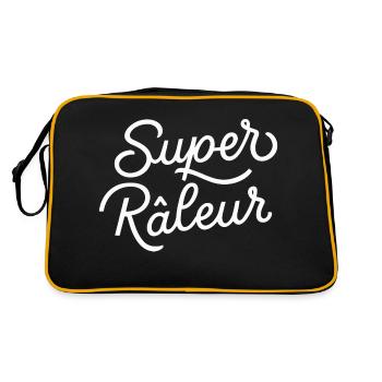 Super râleur - Sac Retro - noir/or - Dos