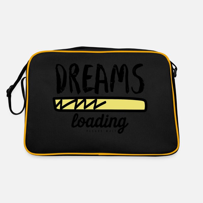 Dreams loading please wait Retro Tasche