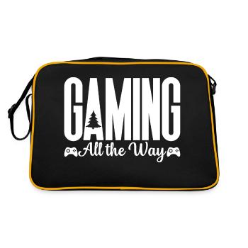 Jouer jusqu’au bout - Sac Retro - noir/or - Dos