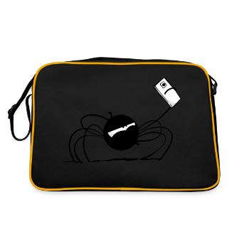 Beth l'araignée - Le selfie - Sac Retro - noir/or - Dos
