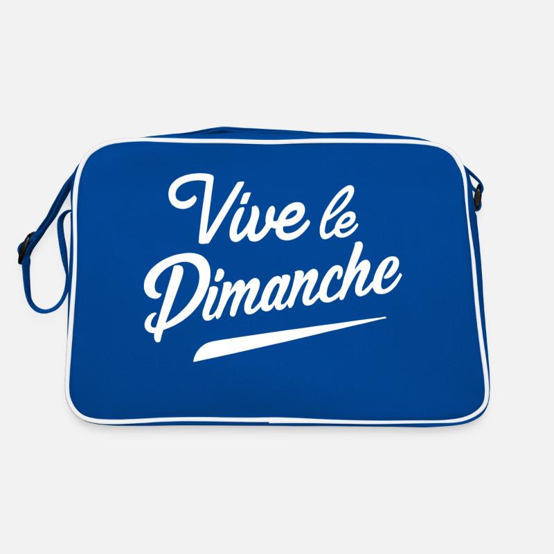 Vive le dimanche Sac Retro