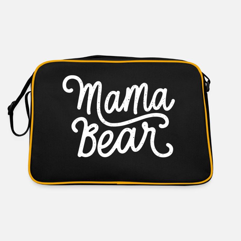Mama bear - Sac Retro - noir/or