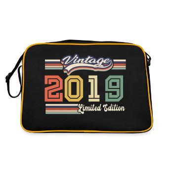 Cadeau D'anniversaire 2019 Génial Depuis 2019 vint - Sac Retro - noir/or - Dos