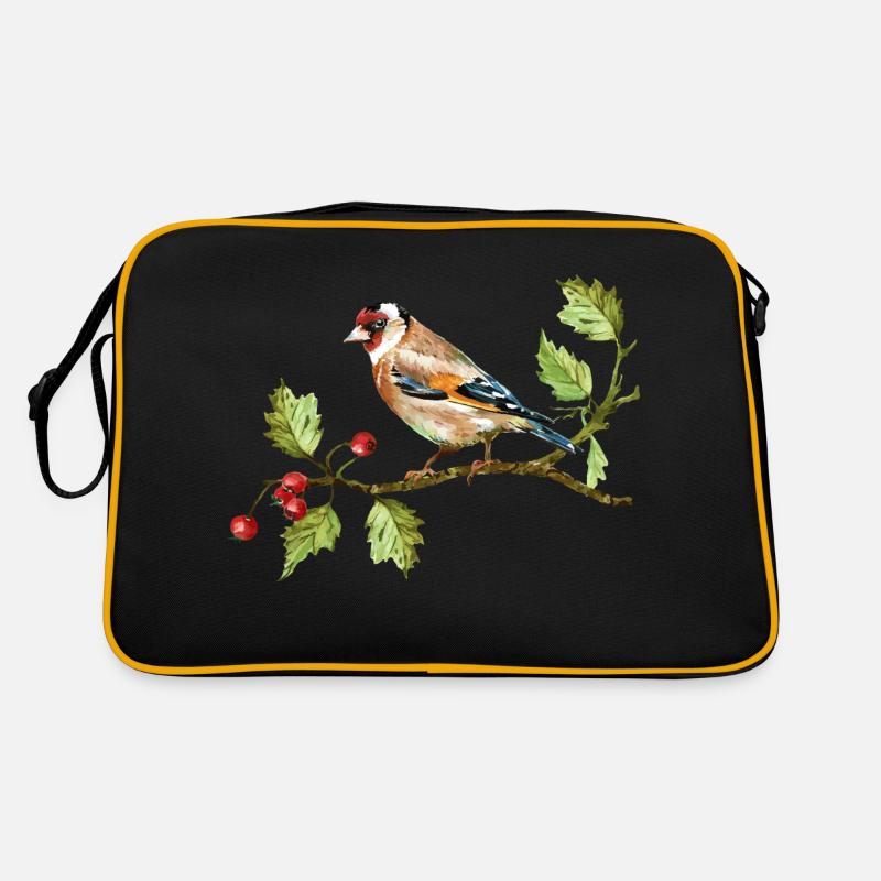 Bunter Vogel Retro Tasche