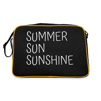 Soleil d’été Soleil Sommer Sonne Sonnenschein - Sac Retro - noir/or - Dos