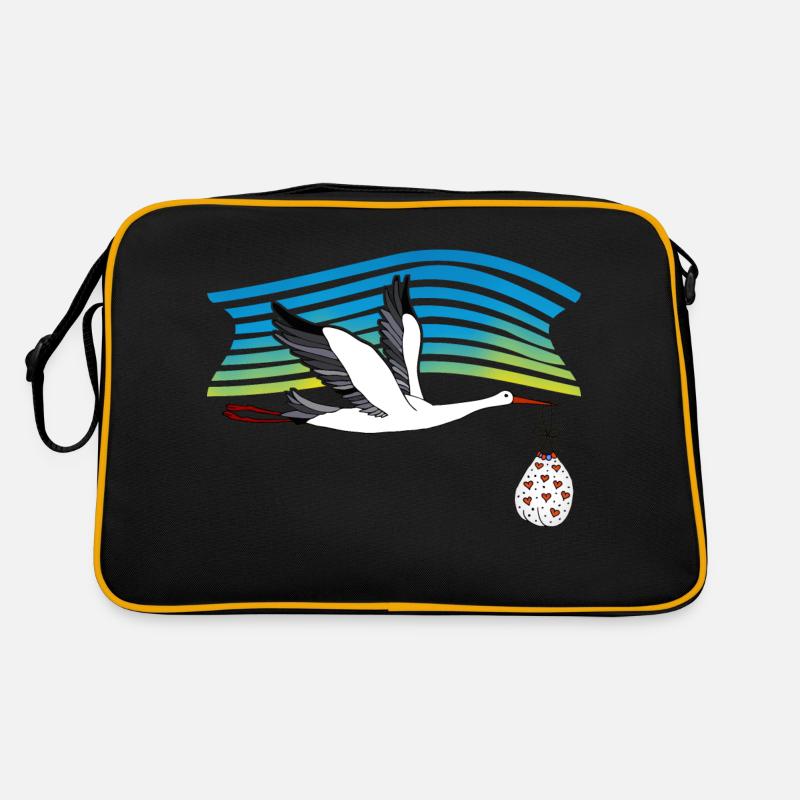 Storchenvogel Retro Tasche
